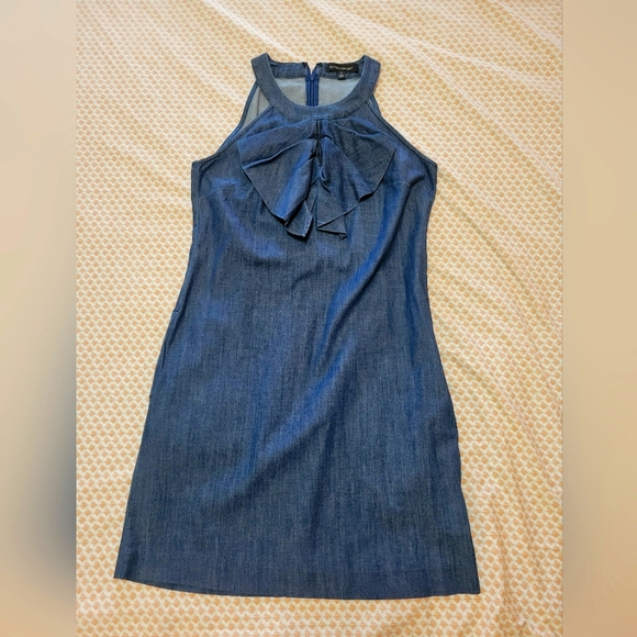 Banana Republic Size 2 Denim Dress - Picture 2 of 7